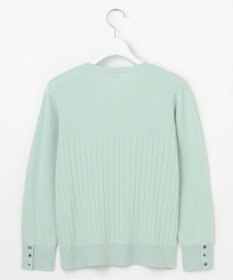 J.PRESS LADIES L 【洗える】Cotton Acetate ストライプ ニット プルオーバー