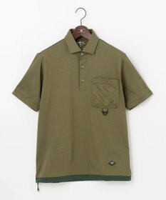 JOSEPH ABBOUD MOUNTAIN 【UNISEX】ASHA_OG_OGリップコンビ ポロシャツ