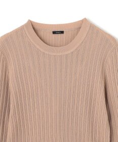 JOSEPH 【洗える】メリノリブ　ラウンドネックニット