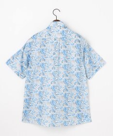 JOSEPH ABBOUD 【清涼・JAPANファブリック】パナマボイルリゾートプリントシャツ