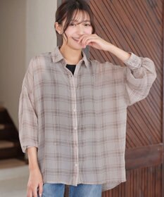 Tiaclasse シアーシャツ＋タンクトップセット（2点セット）