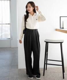 WEGO 【25年秋冬新作/ユニセックスITEM/SMLサイズ展開】別注USPOLOラインポロシャツ（長袖）