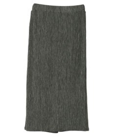 Green Parks メランジプリーツＩラインスカート