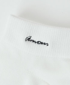 WEGO ニュアンスロゴ刺繍ショートソックス