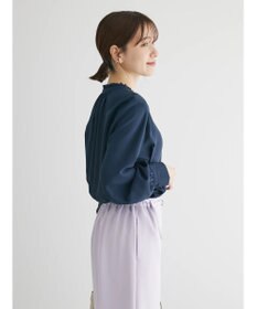 Green Parks ＢＰ　ケア楽　スタンドフリルブラウス