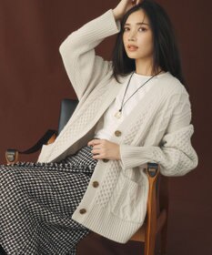 23区 【洗える】バナナスリーブ フォルム ロングTシャツ