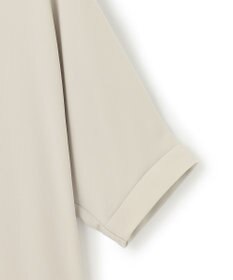 ICB 【人気のため新色追加・WEB限定カラーあり】BackSatinAmunzen 5分袖バンドカラーブラウス