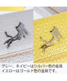 tsumori chisato CARRY キラネコフラワー 3つ折り財布 ミニ財布