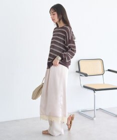 earth music&ecology ボーダーニットプルオーバー