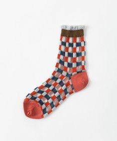 TRICOTE チェックラメソックス