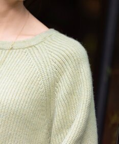 Tiaclasse L 【洗える】リラックス感のあるラグランスリーブニット