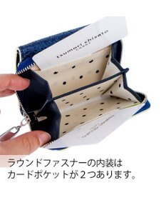 tsumori chisato CARRY キラネコフラワー 3つ折り財布 ミニ財布