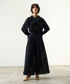 GRACE CONTINENTAL シアープリーツパンツ