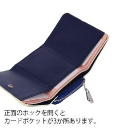 tsumori chisato CARRY キラネコフラワー 3つ折り財布 ミニ財布