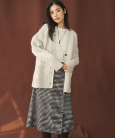 23区 【洗える】バナナスリーブ フォルム ロングTシャツ