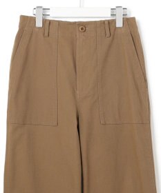 23区 L 【先行予約】ピーチストレッチギャバ ワイドパンツ