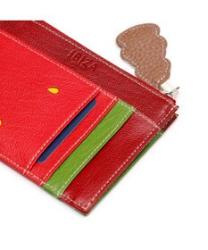 IBIZA フルータス　やぎ革　マルチケース（イチゴ）