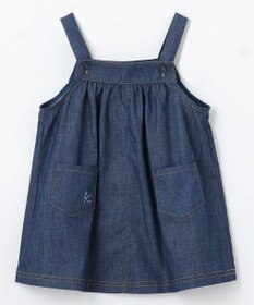 組曲 KIDS 【80-100㎝】デニム ジャンパースカート