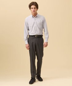 J.PRESS MEN 【洗える / 高通気性 / ストレッチ性 / 防シワ】バーズアイスラックス / ノータック