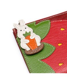 IBIZA フルータス　やぎ革　マルチケース（イチゴ）