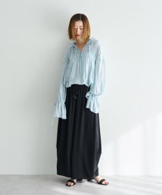 YECCA VECCA コクーンドレープワイドパンツ