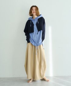 YECCA VECCA コクーンドレープワイドパンツ