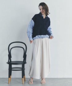 YECCA VECCA コクーンドレープワイドパンツ