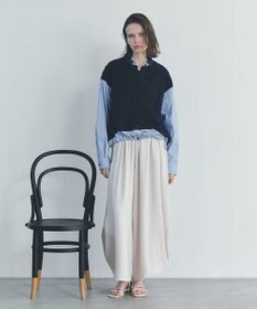 YECCA VECCA コクーンドレープワイドパンツ