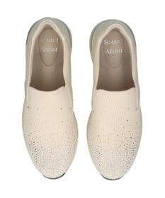 Bridget Birkin 【Round About】ラインストーンアクセントスリッポンスニーカー