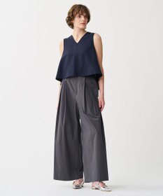 uncrave ウォッシャブルドライサップ テントラインブラウス