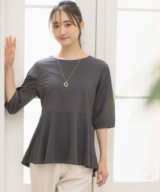 ANY SIS S 【接触冷感/UVカット】サカリバ ペプラム プルオーバー