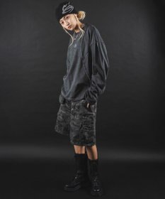 WEGO 【ユニセックス着用ITEM】MA55IVE　コールドダイスウィッチングロゴT（LS）