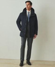 GOTAIRIKU WEB限定【仕事で着られる】ドレスダウンコート_ストレッチツイル_25年新作