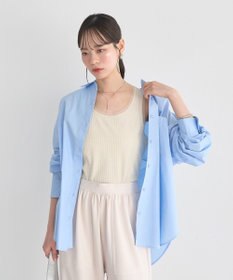 earth music&ecology エッジチュールラメテレコタンクトップ