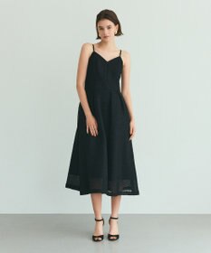 GRACE CONTINENTAL メッシュツイードキャミドレス