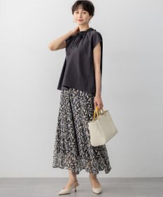 23区 L 【洗える】Ratti アブストラクトプリント スカート