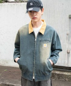 WEGO ワーカーズWジップデニムブルゾン