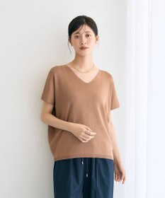 YECCA VECCA Vネックドルマンニット