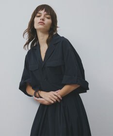 uncrave クールタッチカラータイプライター シャツジャケット ブラック