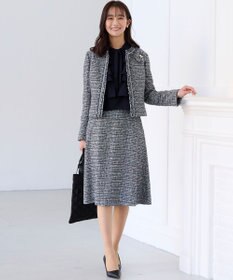 組曲 【KUMIKYOKU NAVY】コンフォータブルドレープ フリルブラウス