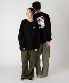 WEGO 【ユニセックス着用ITEM/SMLサイズ展開】アソートグラフィックプルオーバー