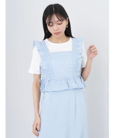 earth music&ecology サイドリボン刺繍ビスチェ