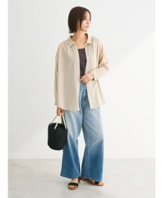 Green Parks インド綿 ボイルゆったりシャツ