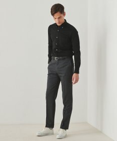 GOTAIRIKU ロングセラー【洗える/折り目加工/シワになりにくい/ウエストアジャスター】ウォッシャブル サマーウール100％パンツ_限定色(ノータック)25年モデル