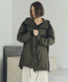 YECCA VECCA パディングフーディーコート