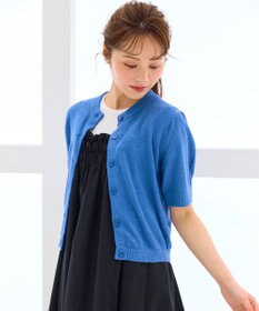 Feroux スラブヤーンショートカーディガン