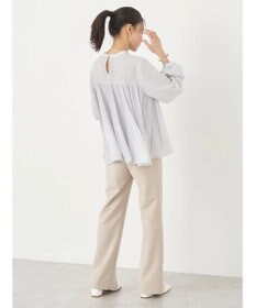 earth music&ecology レースプリーツブラウス