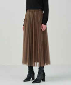 GRACE CONTINENTAL ラメプリーツスカート