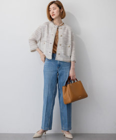 23区 L 【洗える】JANE PACKERコラボ フラワー刺繍 Tシャツ