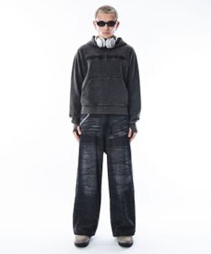 WEGO 【ユニセックス着用ITEM】コンパクトフィットロゴプルパーカー